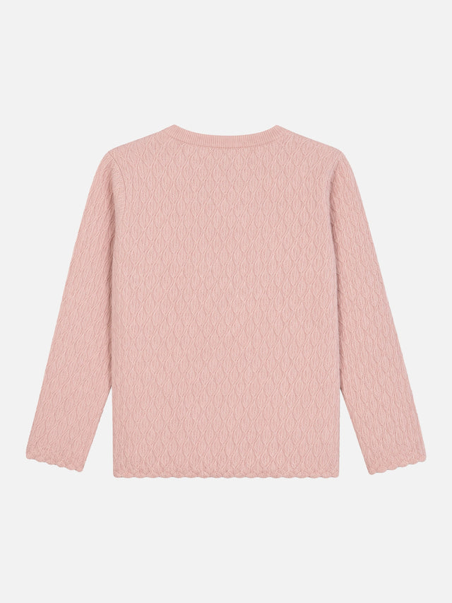 Girls Round Neck Full Sleeves Sweater with Comfortable Winter Wear Styling, Smart Casual Use and Easy Comfort