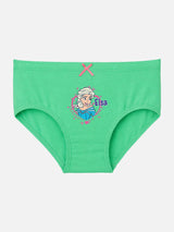 Girls Frozen Printed Innerwear Panty 100% Cotton Soft Skin Friendly for Everyday Comfort and Kids Essentials - Pack of 5