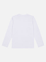 Girls Round Neck Full Sleeves Printed T-Shirt with Casual Styling, Easy Movement and Comfortable Regular Wear Appeal
