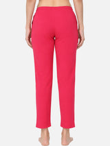 Women 100% Cotton Track Pant with Side Pockets and Solid Sports Jogger Styling for Workout, Gym and Active Wear