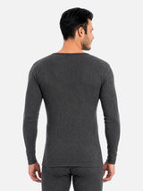 Men Round Neck Full Sleeves Thermal Top for Winter Base Layering, Cold-Weather Comfort and Everyday Innerwear - Pack of 1