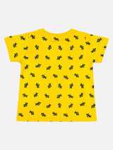 Baby Boys 100% Cotton Round Neck Half Sleeve Printed T-Shirt with Breathable Fabric and Regular Fit - Pack of 1