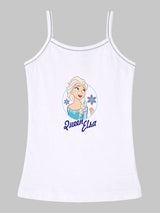 Girls Frozen Camisole Sleeveless Vest Innerwear for Comfortable Daily Wear, Easy Movement and Regular Use - Pack of 4