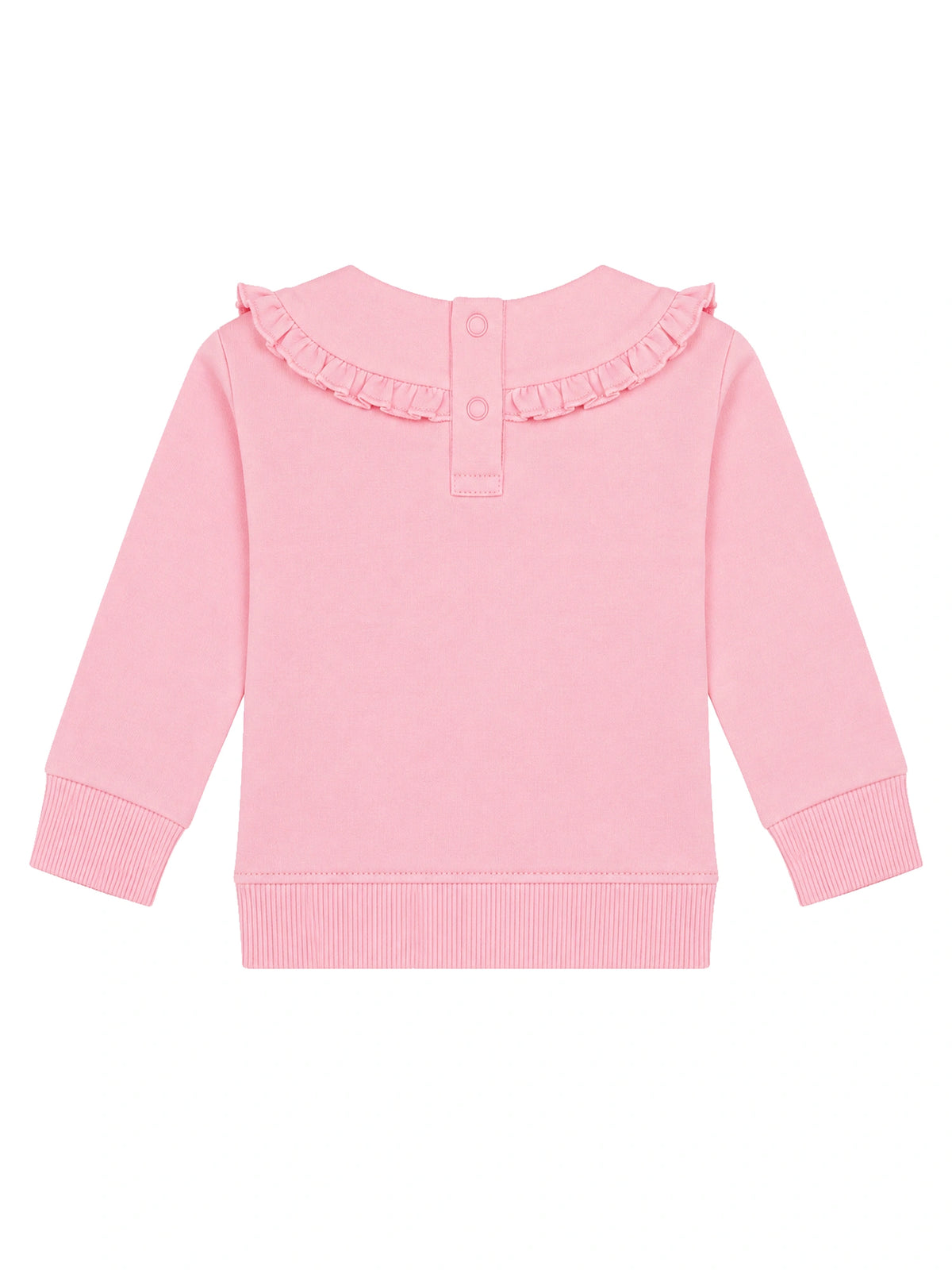 Baby Girls Terry Round Neck Sweatshirt with Regular Fit for Cozy Casual Wear and Everyday Comfort - Pack of 1