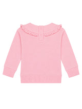 Baby Girls Terry Round Neck Sweatshirt with Regular Fit for Cozy Casual Wear and Everyday Comfort - Pack of 1