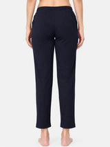 Women 100% Cotton Track Pant with Side Pockets and Solid Sports Jogger Styling for Workout, Gym and Active Wear