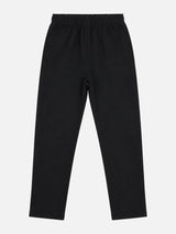 Girls 100% Cotton Solid Track Pant with Side Pockets and Regular Fit Jogger Styling for Comfortable Kids Activewear
