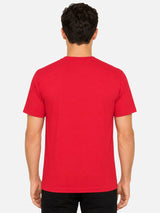 Men 100% Cotton Round Neck T-Shirt with Half Sleeves, Soft Regular Fit Comfort and Everyday Casual Wear