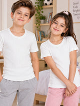 Unisex Half Sleeve Thermal Top with Round Neck Design for Comfortable Winter Innerwear and Regular Use - Pack of 1