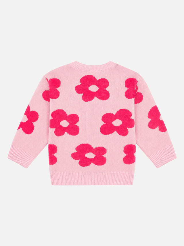 Girls Soft Cotton Blend Sweater for Winter Wear, Warm Comfort, Casual Outfits and Regular Wardrobe Use