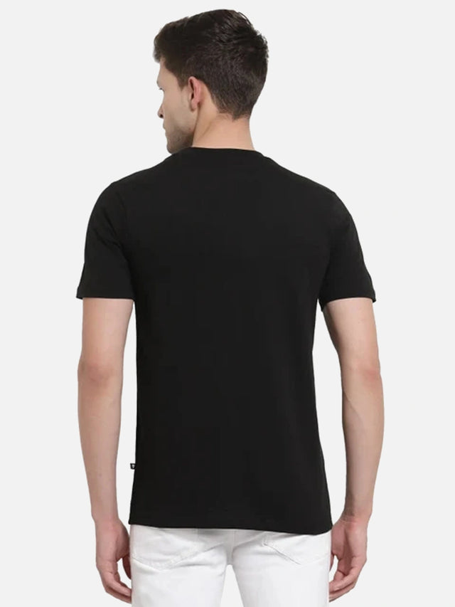 Men T-Shirt Round Neck Half Sleeves with Regular Casual Styling for Everyday Wear and Layering Comfort