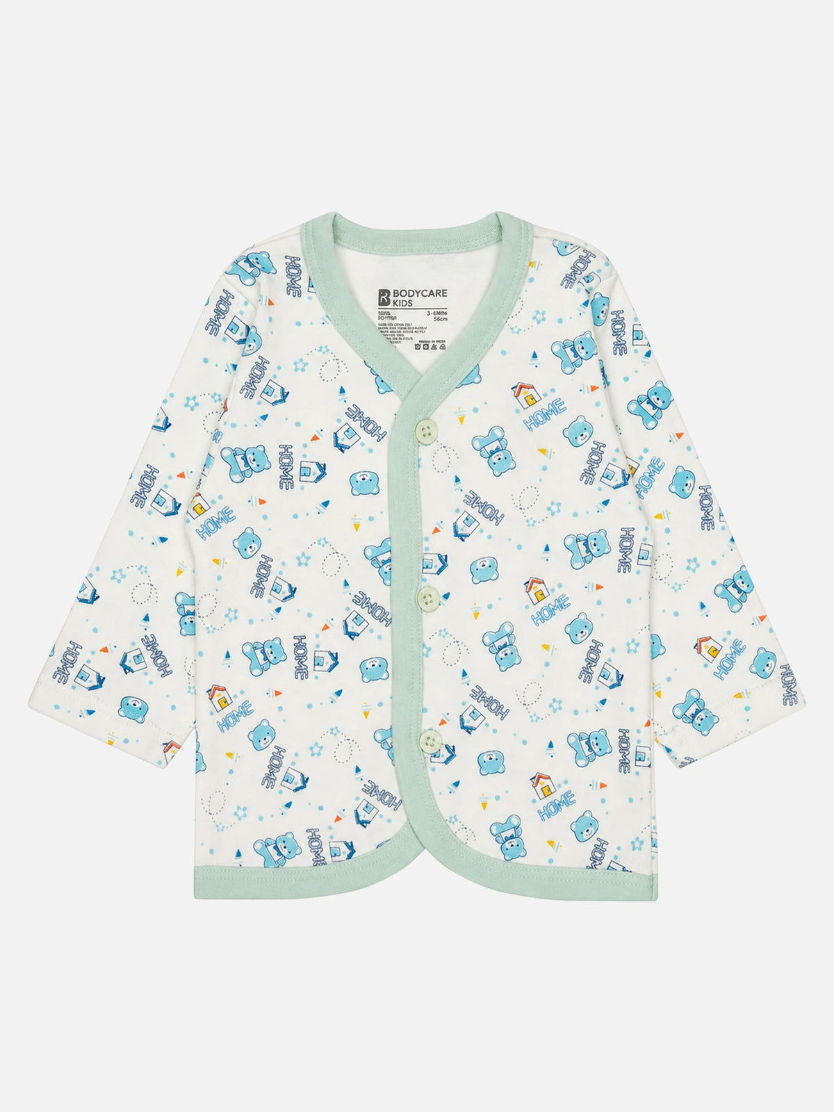 Unisex Baby Cotton Printed Top and Pyjama Set with Soft Comfort, Coordinated Nightwear Style and Everyday Ease