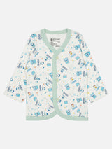 Unisex Baby Cotton Printed Top and Pyjama Set with Soft Comfort, Coordinated Nightwear Style and Everyday Ease