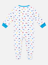Unisex Baby Front Open Full Sleeve Romper in 100% Cotton for Sleepsuit Comfort and Easy Everyday Dressing
