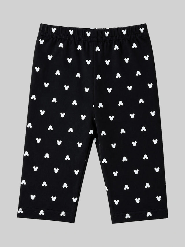 Baby Boys Mickey & Friends 100% Cotton Capri for Character Casual Wear, Easy Movement and Lounge Comfort - Pack of 2