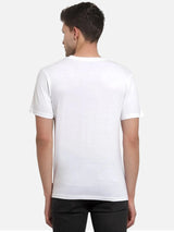 Men 100% Cotton Round Neck T-Shirt with Half Sleeves, Soft Regular Fit Comfort and Everyday Casual Wear