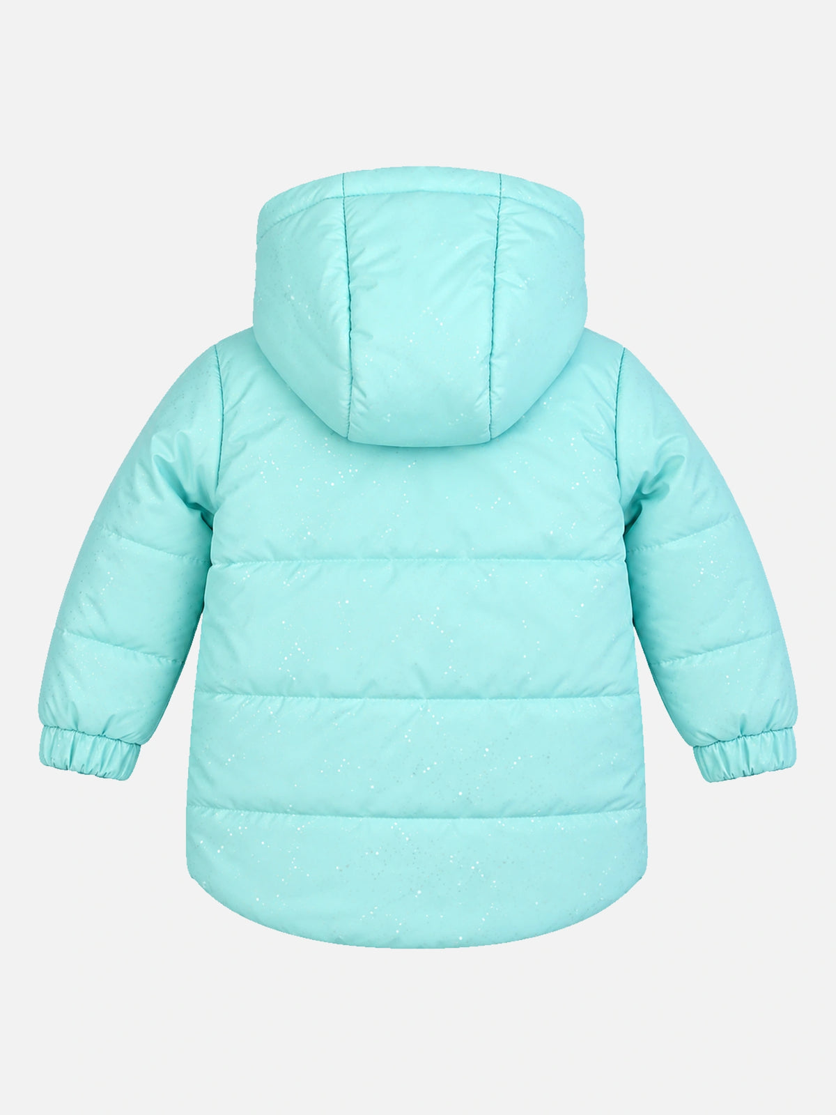 Baby Girls Polyester Quilted Hooded Winter Jacket with Full Sleeves and Comfortable Outerwear Styling