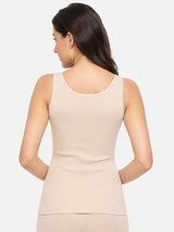 Women Sleeveless Thermal Top for Winter Wear, Warm Base Layer Comfort, Easy Layering and Regular Use