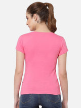 Women T-Shirt Round Neck Half Sleeves with Clean Casual Styling for Everyday Wear and Layering Comfort