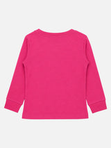 Baby Girls Solid T-Shirt Round Neck Full Sleeves Casual Wear Top for Playtime, Travel and Everyday Outfits - Pack of 1
