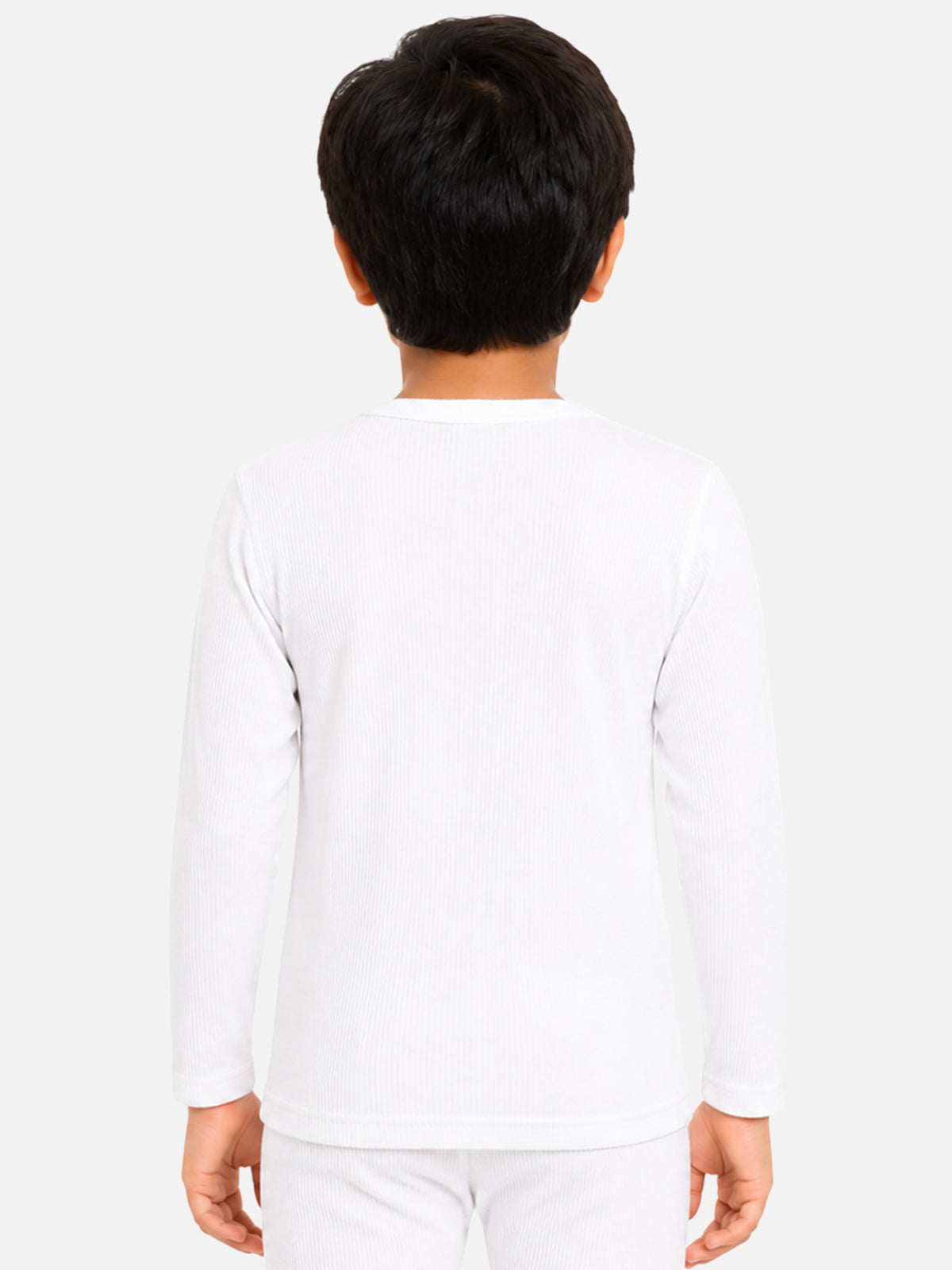 Boys Round Neck Full Sleeves Thermal Top for Winter Base Layering, Cold-Weather Comfort and Everyday Innerwear - Pack of 1