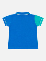 Baby Boys Pique Collar Half Sleeve T-Shirt with Regular Fit and Soft Breathable Fabric for Casual Wear - Pack of 1