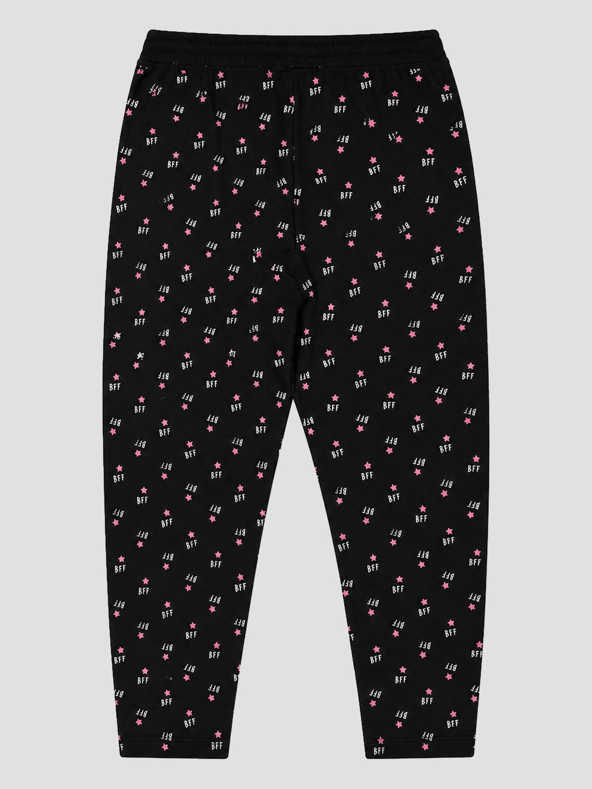 Baby Girls Cotton Track Pant Regular Fit Mid Rise for Everyday Comfort, Lounge Wear, Easy Movement and Wardrobe Essentials