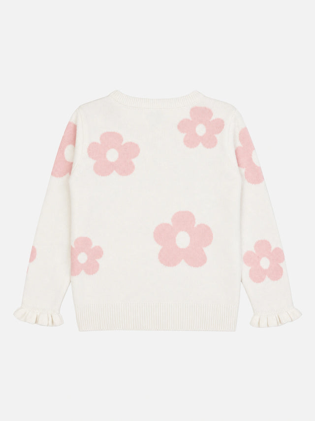 Girls Round Neck Full Sleeves Sweater with Comfortable Winter Wear Styling, Regular Wardrobe Use and Easy Comfort