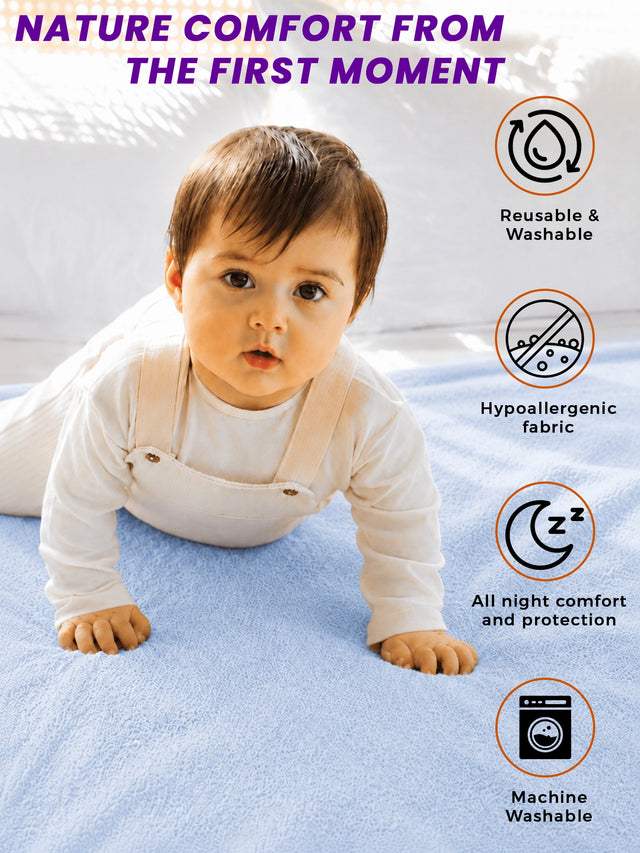 Unisex Dry Sheet for Regular Home Use, Comfortable Bedding Support and Everyday Protection Essentials - Pack of 1