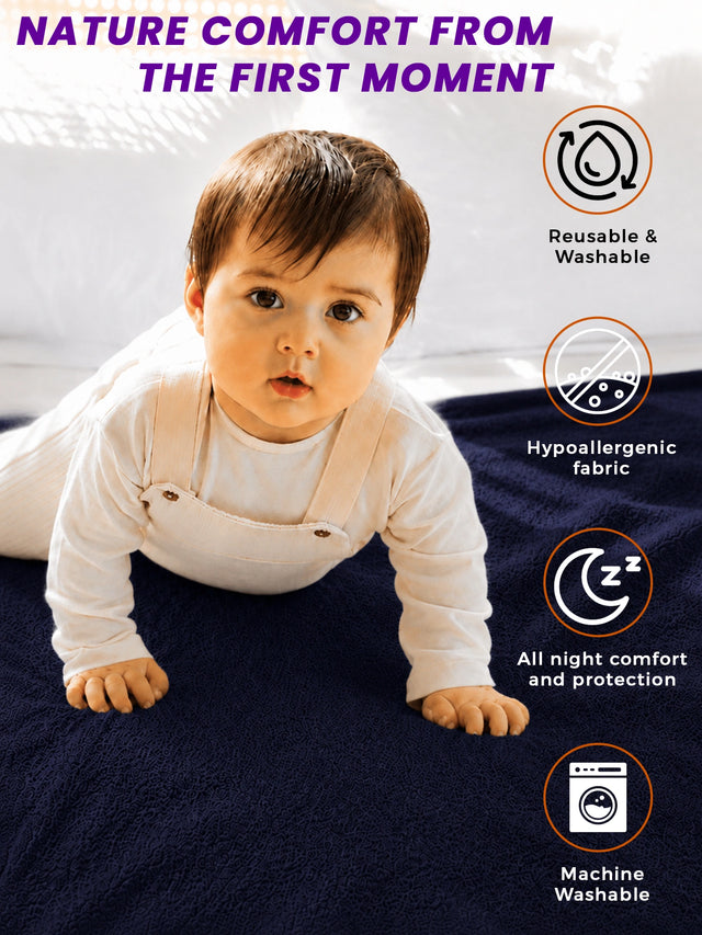 Unisex Dry Sheet for Regular Home Use, Comfortable Bedding Support and Everyday Protection Essentials - Pack of 1