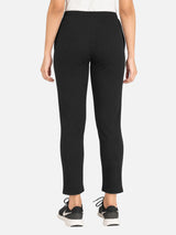 Women Fleece Track Pant with Solid Sports Jogger Styling for Workout, Gym, Active Wear and Lounge Comfort
