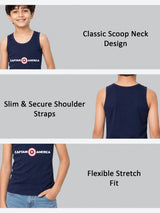 Boys Avengers Vest Round Neck Sleeveless - Pack of 6