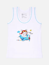 Baby Boys Round Neck Sleeveless Vest Innerwear for Comfortable Daily Wear, Easy Movement and Regular Use - Pack of 3