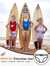 Boys 100% Cotton Brief with Inner Elastic for Soft Everyday Innerwear Comfort and Regular Use - Pack of 3