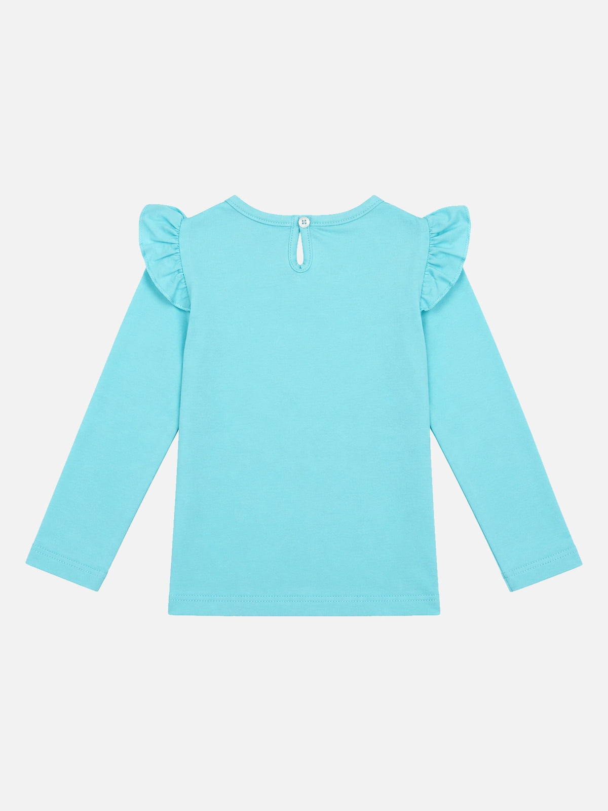 Baby Girls 100% Cotton Printed Full Sleeve T-Shirt with Regular Fit for Everyday Casual Wear and Regular Use