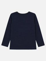 Baby Girls Shoulder Open T-Shirt Full Sleeves Casual Wear Top for Easy Dressing, Playtime and Regular Use
