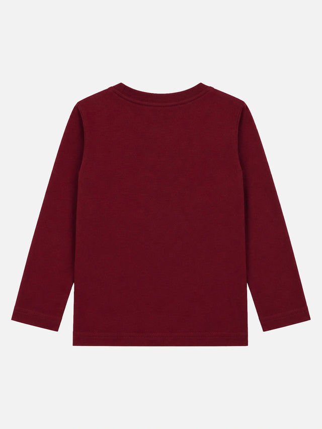 Baby Boys Interlock T-Shirt Round Neck Full Sleeves Regular Fit Warm Wear Top with Soft Breathable Comfort