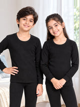 Unisex Antibacterial Thermal Top with Round Neck and Full Sleeves for Winter Base Layering and Cold-Weather Comfort