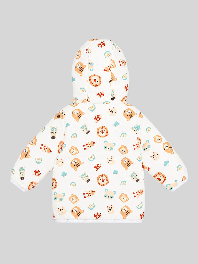 Baby Boys Soft Cotton Blend Jacket for Winter Wear, Warm Comfort, Casual Outfits and Regular Wardrobe Use