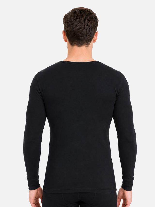 Men Crew Neck Thermal Top with Full Sleeves for Winter Base Layering, Cold-Weather Comfort and Everyday Innerwear - Pack of 1