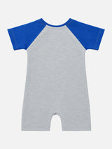 Baby Boys 100% Cotton Half Sleeve Romper with Round Neck, Onesie Styling and Comfortable Baby Sleepsuit Use