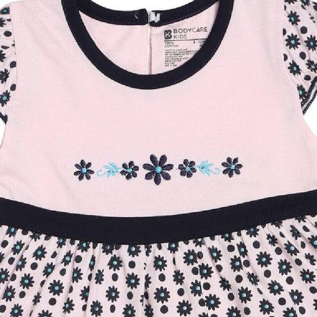 Bodycare Girls Cotton Half Sleeves Round Neck Frock
