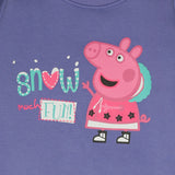 Girls Peppa Pig Romper Round Neck Full Sleeves - Bodycare
