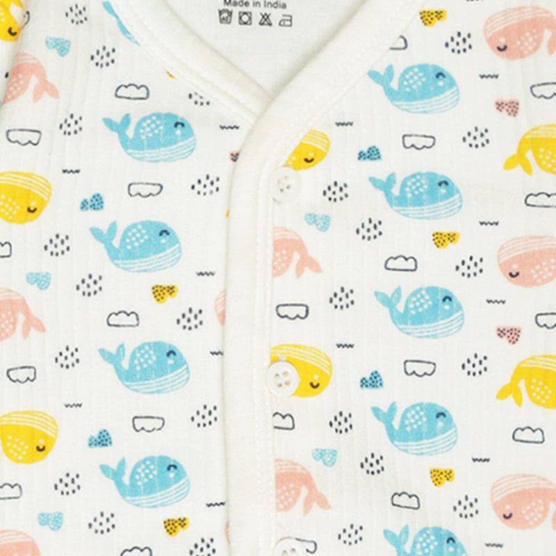 Baby Thermal Top Round Neck Half Sleeves Pack of 3