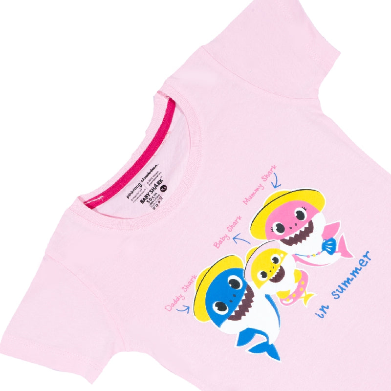 Bodycare Girls Round Neck Half Sleeves Printed Tshirt