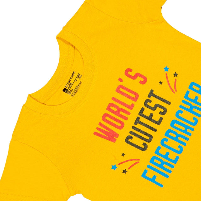 Baby Boys T-Shirt Round Neck Half Sleeves - Bodycare
