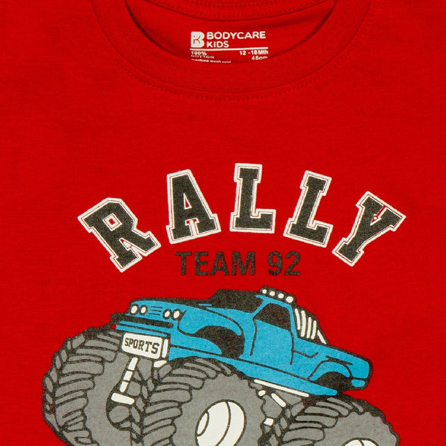 Baby Boys T-Shirt Round Neck Half Sleeves - Bodycare