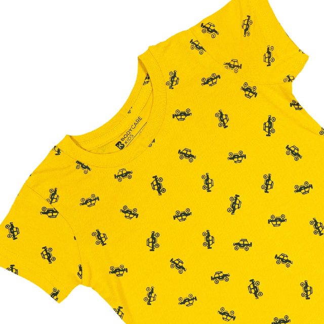 Baby Boys T-Shirt Round Neck Half Sleeves - Bodycare