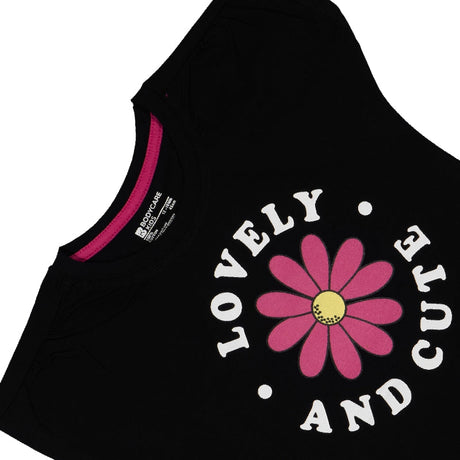 Baby Girls T-Shirt Round Neck Half Sleeves