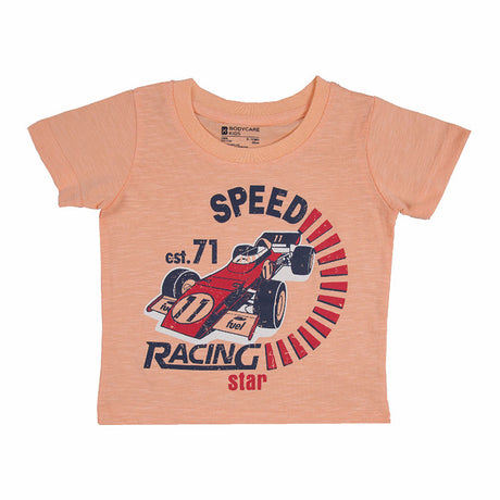 Baby Boys T-Shirt Round Neck Half Sleeves Pack of 2 - Bodycare